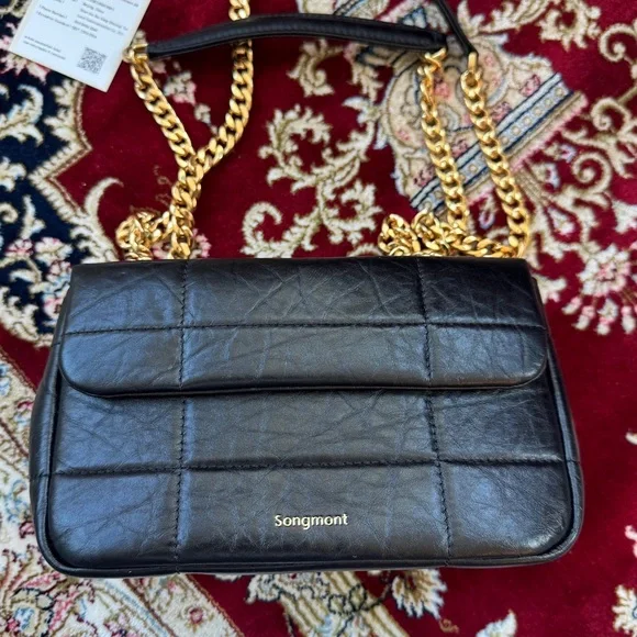 NWT Songmont Black Small Chocolate Bag - Picture 3 of 8